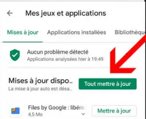 Mettre à jour les applications android Mettre à jour les applications android