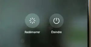 Redémarrer tablette android