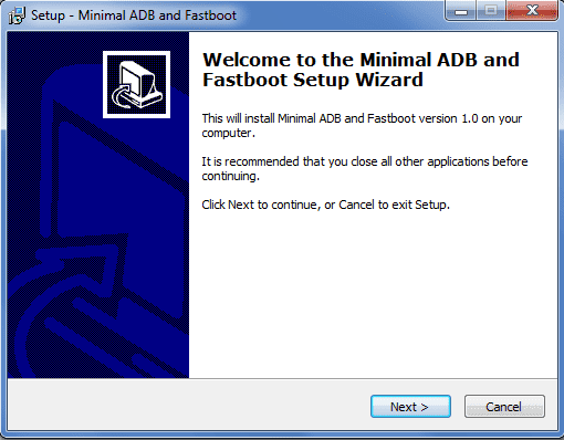 installer “ Minimal ADB and Fastboot Tool ” installer “ Minimal ADB and Fastboot Tool ”