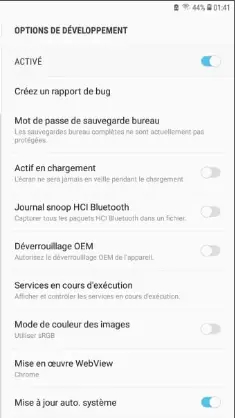 Activer le déverrouillage OEM Activer le déverrouillage OEM