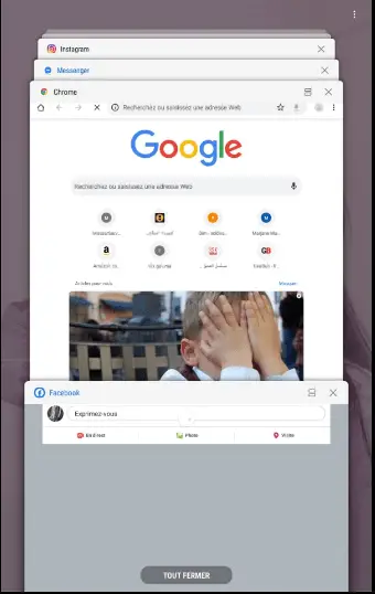 Les applications Récentes Android Les applications Récentes Android