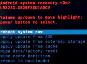 Redémarrer le système Android