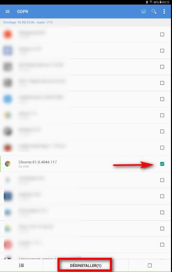 Désinstaller Google Chrome