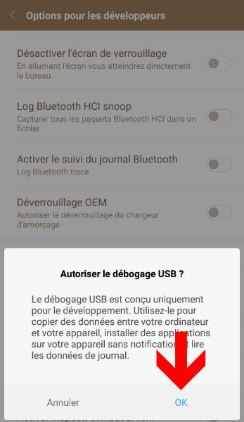Activer le débogage USB sur Android Activer le débogage USB sur Android