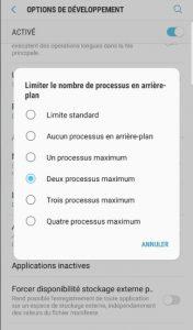 Limiter le nombre de processus d'arrière-plan Limiter le nombre de processus d'arrière-plan