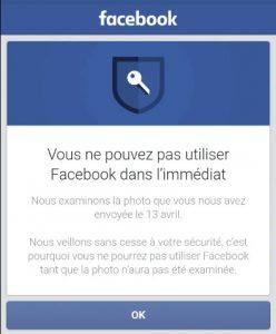 Vous ne pouvez pas utiliser Facebook dans l’immédiat Vous ne pouvez pas utiliser Facebook dans l’immédiat